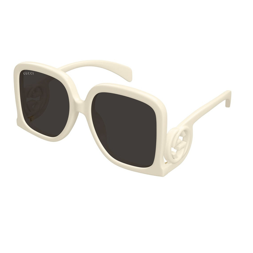 NWT Gucci GG1326S-009 Ivory White 58mm Sunglasses